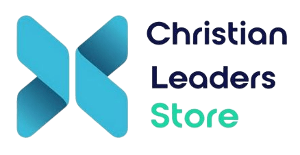 Christian Leaders Store logo featuring a teal and blue geometric cross-style emblem with the words ‘Christian Leaders Store’ in modern lettering.